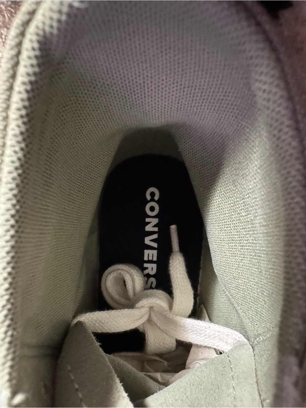 Converse Women's High-Top Sneakers in Sage Green - Picture 6 of 10
